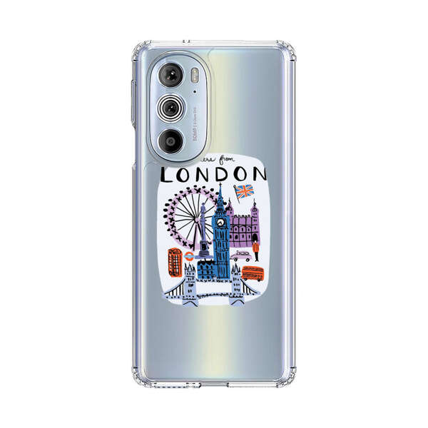 London Iconic Landmarks Illustration Motorola Edge Plus (2022) Case