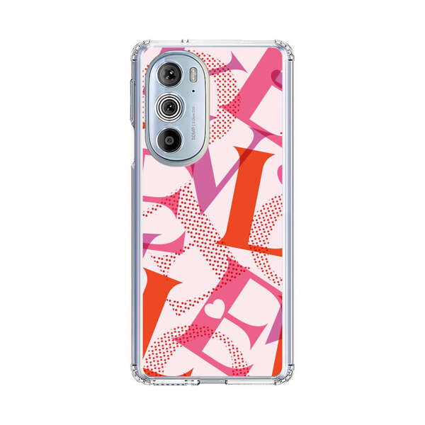 Love Colorful Letters Pattern Motorola Edge Plus (2022) Case