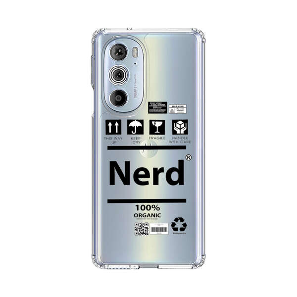 Minimalist Nerd Shipping Icons Design Motorola Edge Plus (2022) Case