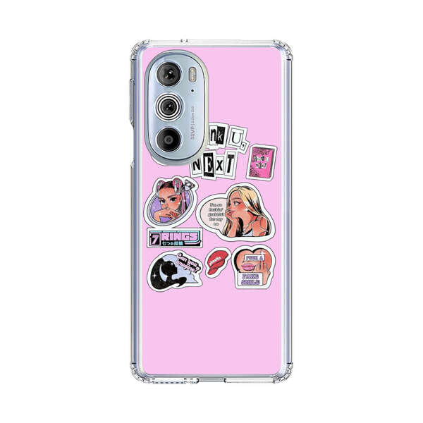 Pop Art Fashion Stickers Motorola Edge Plus (2022) Case