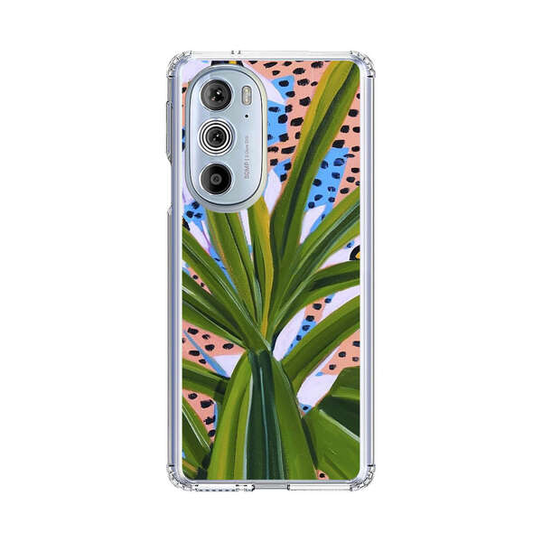 Tropical Leaves Abstract Pattern Motorola Edge Plus (2022) Case