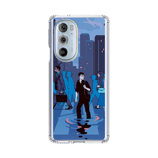 Urban Lonely Person Crosswalk Motorola Edge Plus (2022) Case