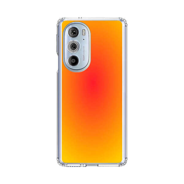 Vibrant Red Focal Point with Yellow Gradient Background Motorola Edge Plus (2022) Case