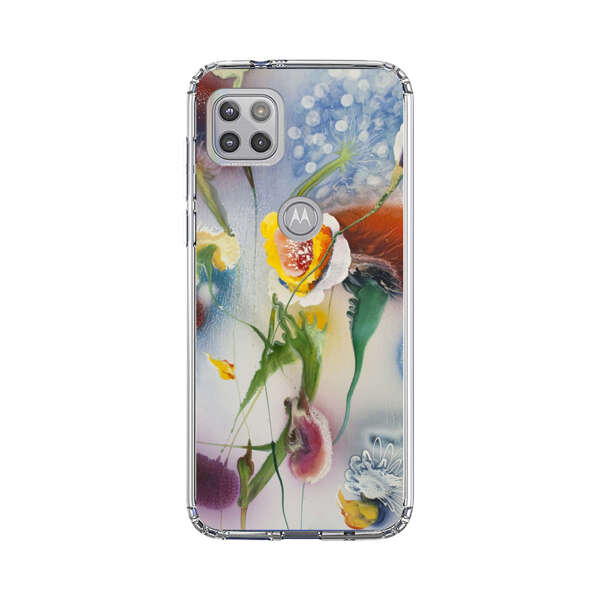 Abstract Colorful Flowers Motorola Moto G 5G (2020) Case