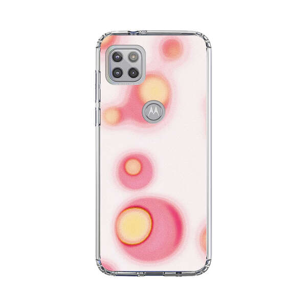 Abstract Pink and Yellow Blobs Motorola Moto G 5G (2020) Case