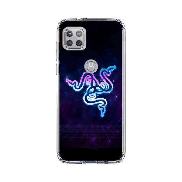 Glowing Neon Triple Snake Motorola Moto G 5G (2020) Case
