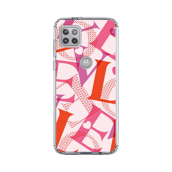 Love Colorful Letters Pattern Motorola Moto G 5G (2020) Case