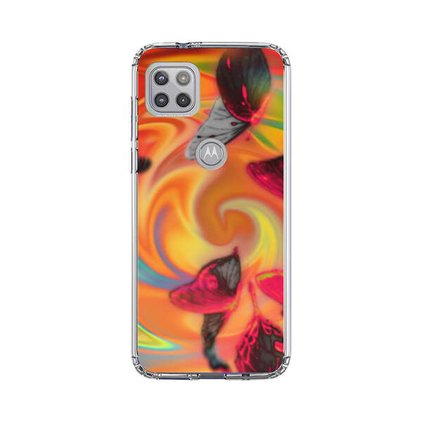 Psychedelic Butterflies Swirl Motorola Moto G 5G (2020) Case