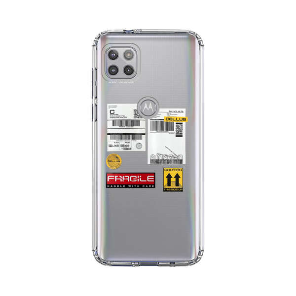 Shipping Labels and Fragile Handling Stickers Motorola Moto G 5G (2020) Case