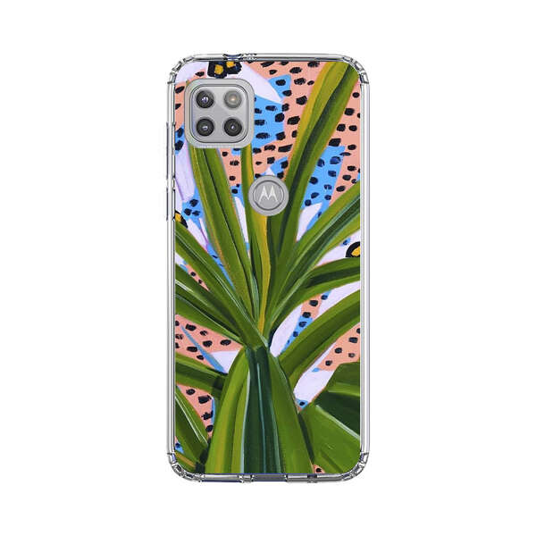 Tropical Leaves Abstract Pattern Motorola Moto G 5G (2020) Case
