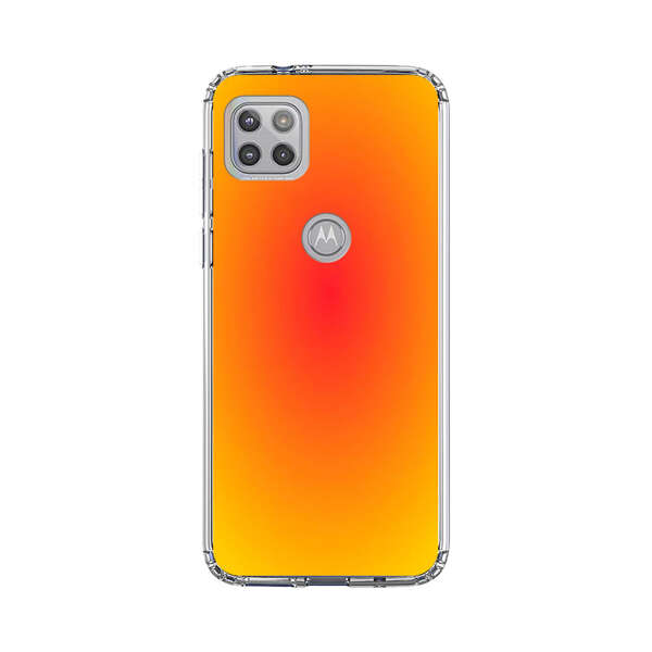 Vibrant Red Focal Point with Yellow Gradient Background Motorola Moto G 5G (2020) Case