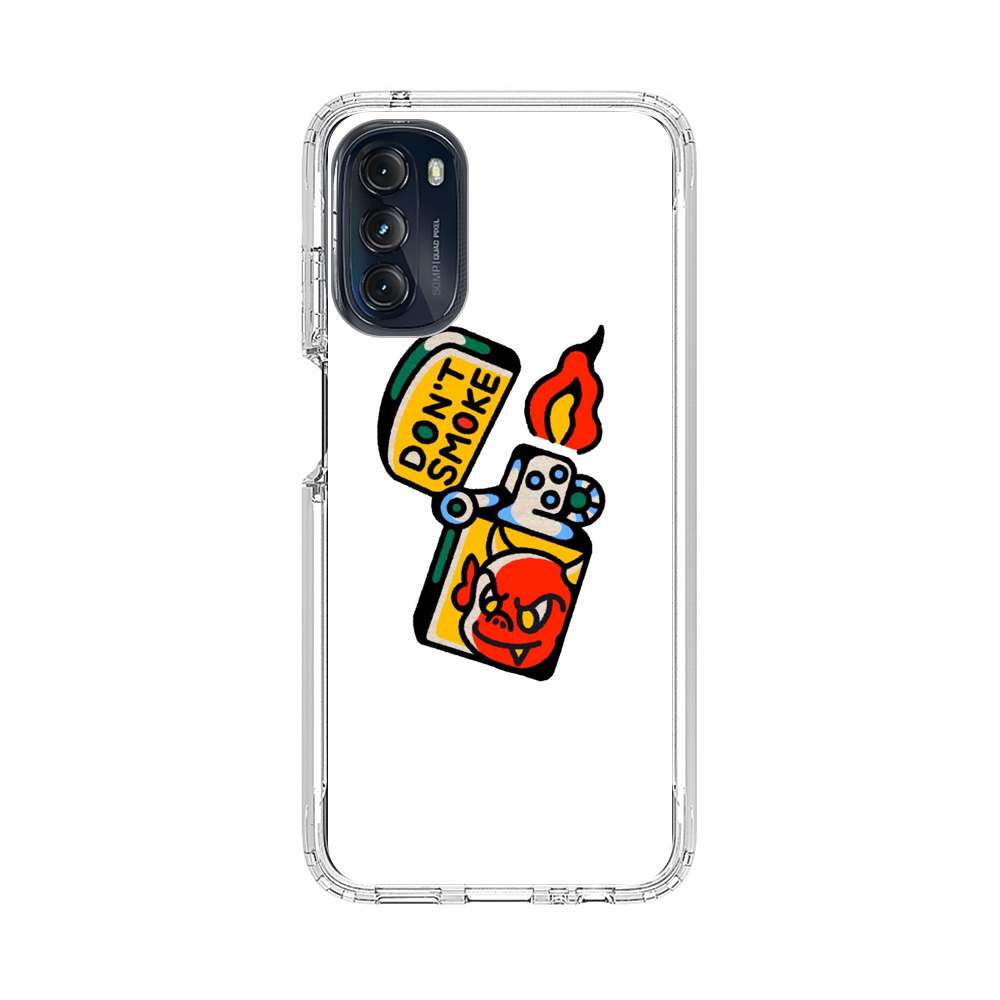 Don't Smoke Vintage Lighter with Devil Face Motorola Moto G 5G (2022) Case