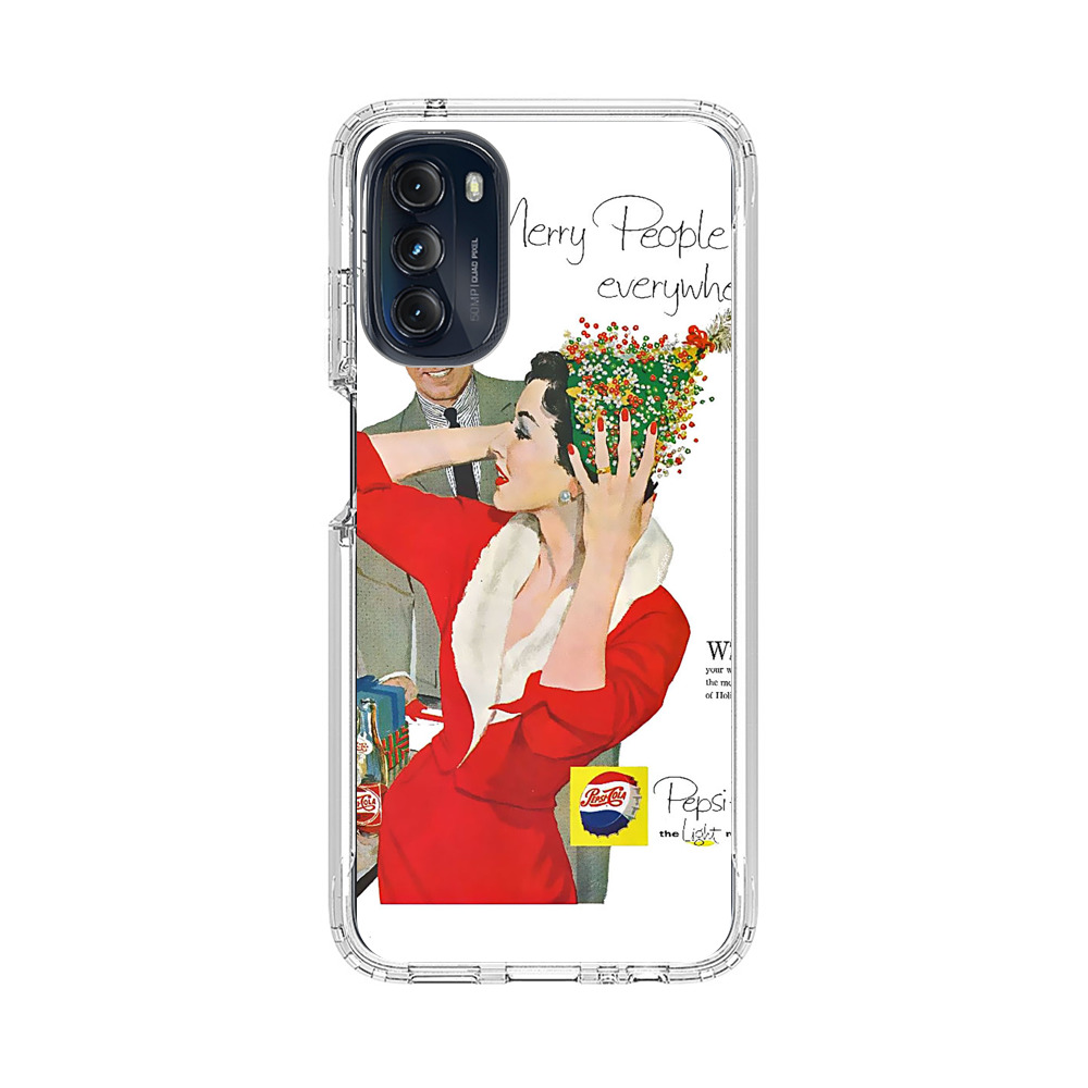 Vintage Pepsi-Cola Holiday Advertisement Motorola Moto G 5G (2022) Case