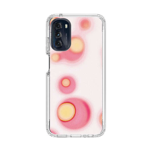 Abstract Pink and Yellow Blobs Motorola Moto G 5G (2022) Case