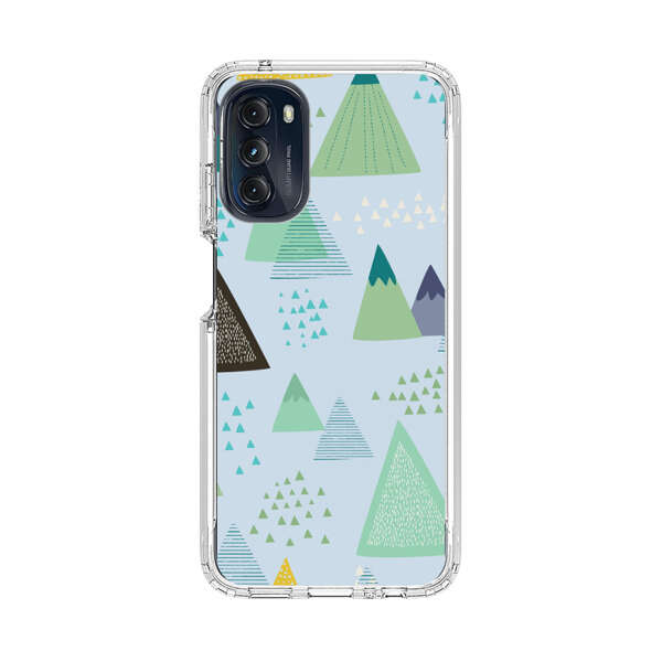 Colorful Abstract Mountain Pattern Motorola Moto G 5G (2022) Case