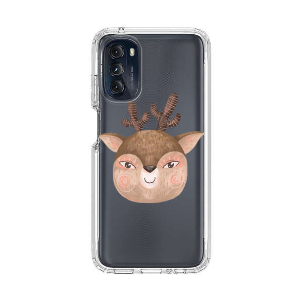 Cute Cartoon Deer Face Motorola Moto G 5G (2022) Case