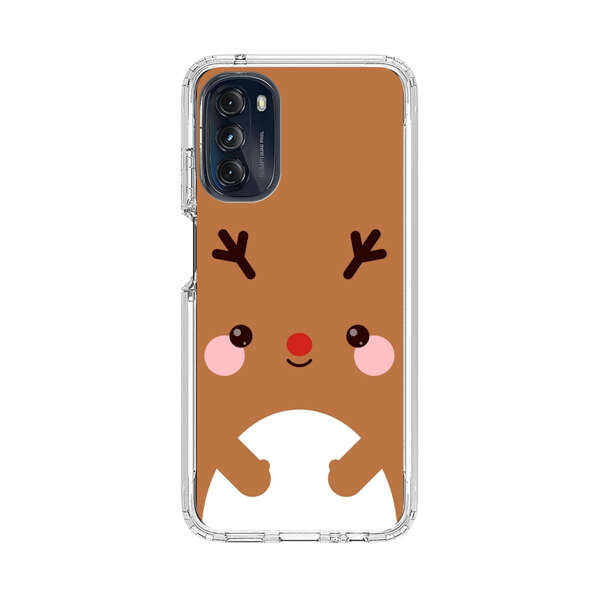 Cute Minimalist Reindeer Cartoon Motorola Moto G 5G (2022) Case