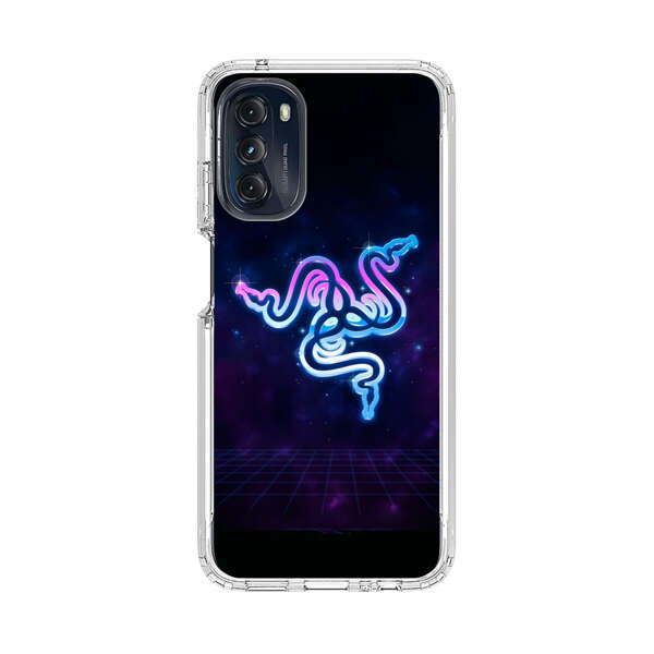 Glowing Neon Triple Snake Motorola Moto G 5G (2022) Case