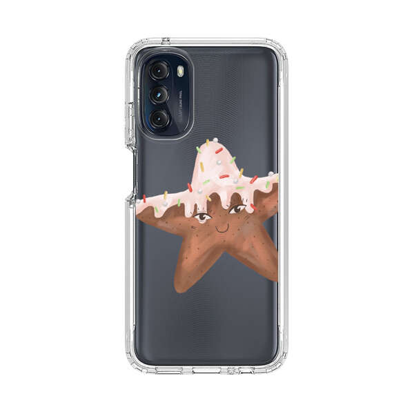 Smiling Gingerbread Star Cookie Motorola Moto G 5G (2022) Case