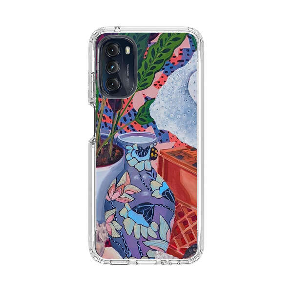 Vibrant Still Life with Plants and Vase Motorola Moto G 5G (2022) Case