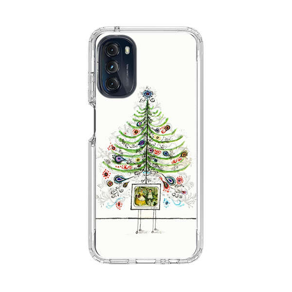 Whimsical Christmas Tree Artistic Design Motorola Moto G 5G (2022) Case