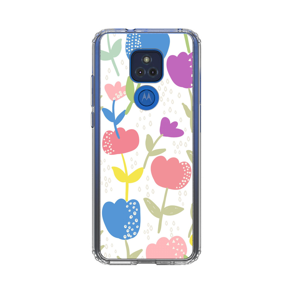 Colorful Tulip Floral Pattern cartoon-tulips