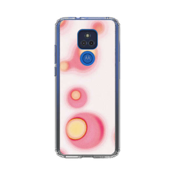 Abstract Pink and Yellow Blobs Motorola Moto G Play (2021) Case