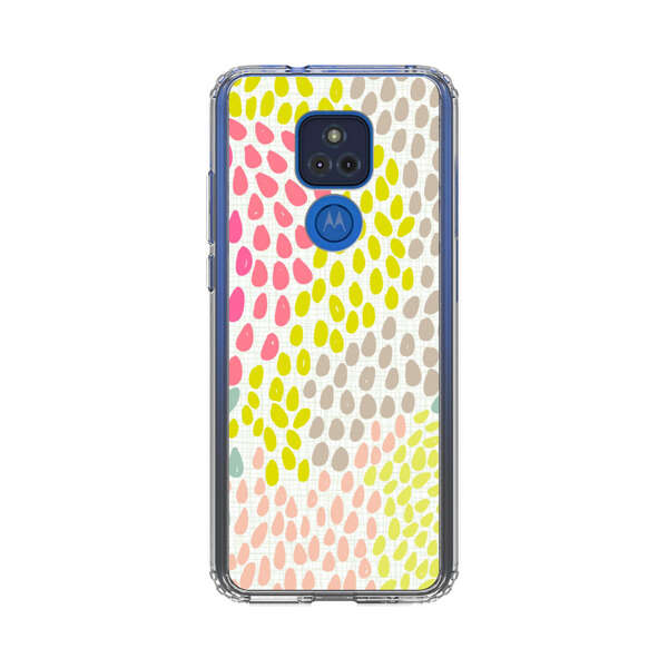 Colorful Abstract Teardrop Pattern Motorola Moto G Play (2021) Case
