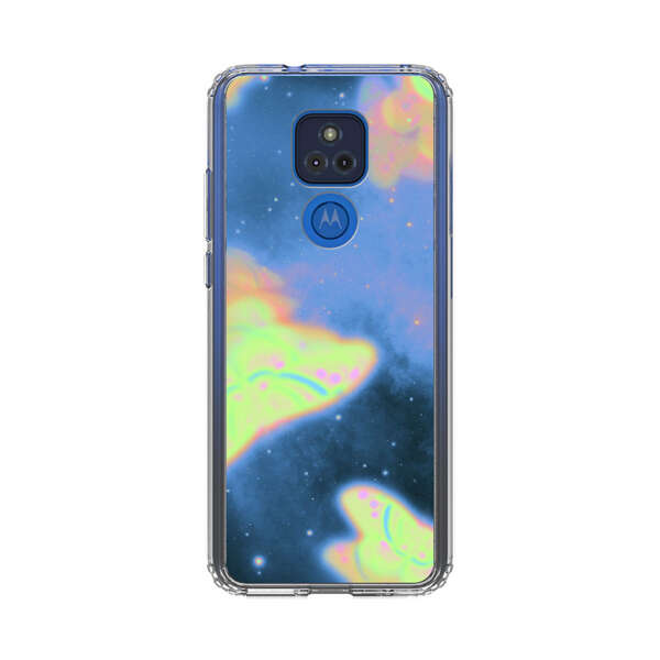 Dreamy Glowing Cosmic Butterflies Motorola Moto G Play (2021) Case
