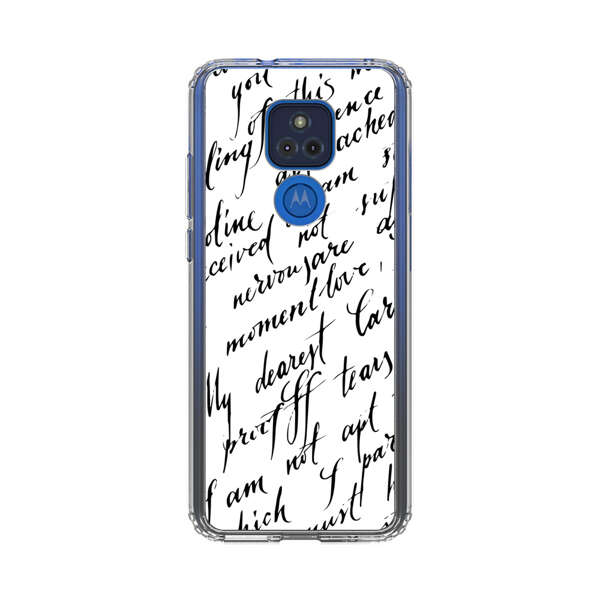 Handwritten Calligraphy Motorola Moto G Play (2021) Case