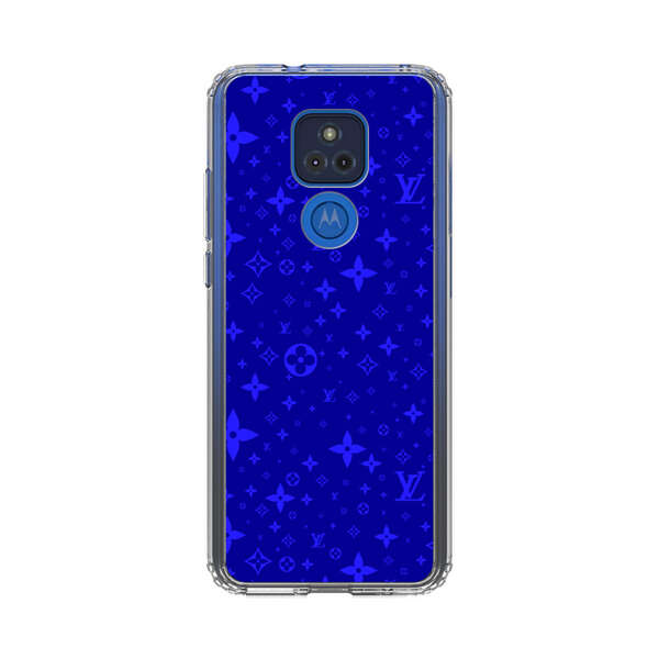 Luxury Blue Designer Pattern Motorola Moto G Play (2021) Case