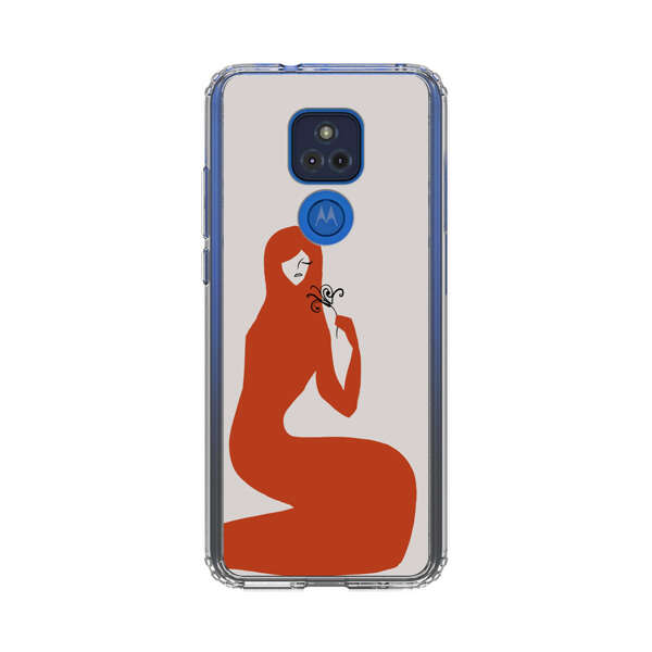 Minimalist Abstract Woman Silhouette Motorola Moto G Play (2021) Case
