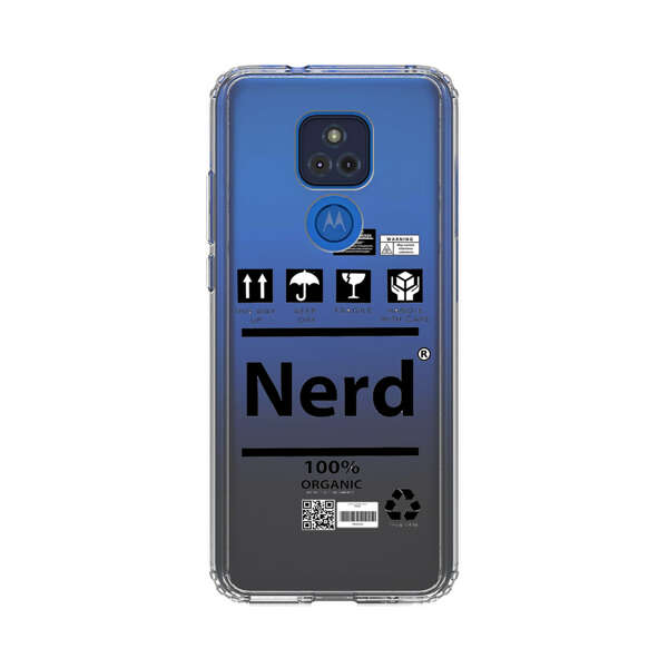 Minimalist Nerd Shipping Icons Design Motorola Moto G Play (2021) Case