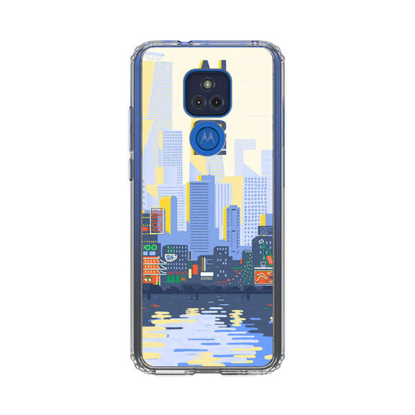 Modern City Skyline Reflection Motorola Moto G Play (2021) Case