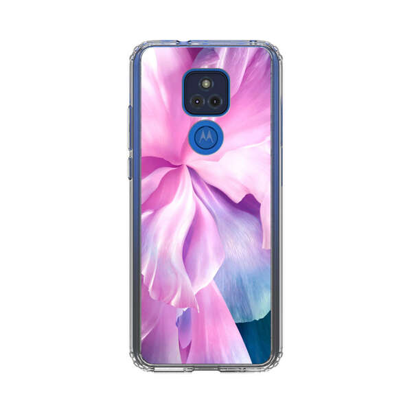 Pink Purple Flower Petals Motorola Moto G Play (2021) Case