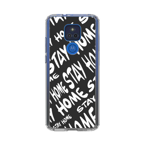 Stay Home Pattern Motorola Moto G Play (2021) Case