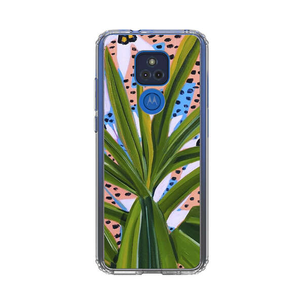 Tropical Leaves Abstract Pattern Motorola Moto G Play (2021) Case