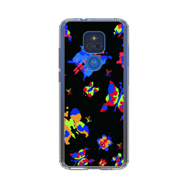 Vibrant Abstract Butterflies and Floral Splashes Motorola Moto G Play (2021) Case