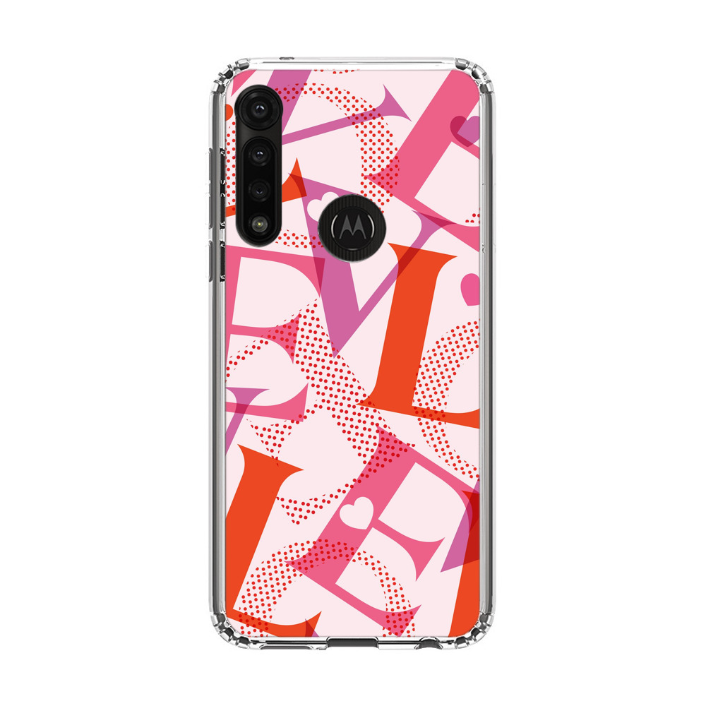 Love Colorful Letters Pattern Motorola Moto G Power (2020) Case
