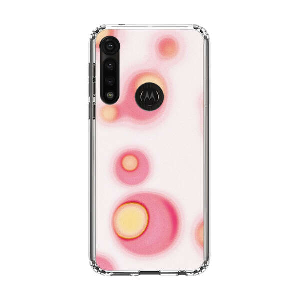 Abstract Pink and Yellow Blobs Motorola Moto G Power (2020) Case