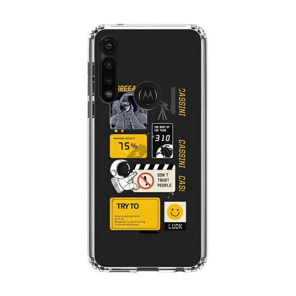 Astronaut Space Exploration Motivation Design Motorola Moto G Power (2020) Case
