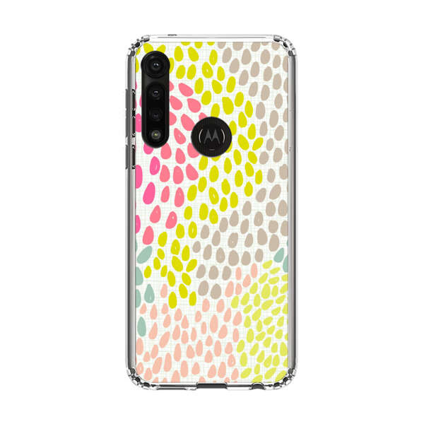Colorful Abstract Teardrop Pattern Motorola Moto G Power (2020) Case