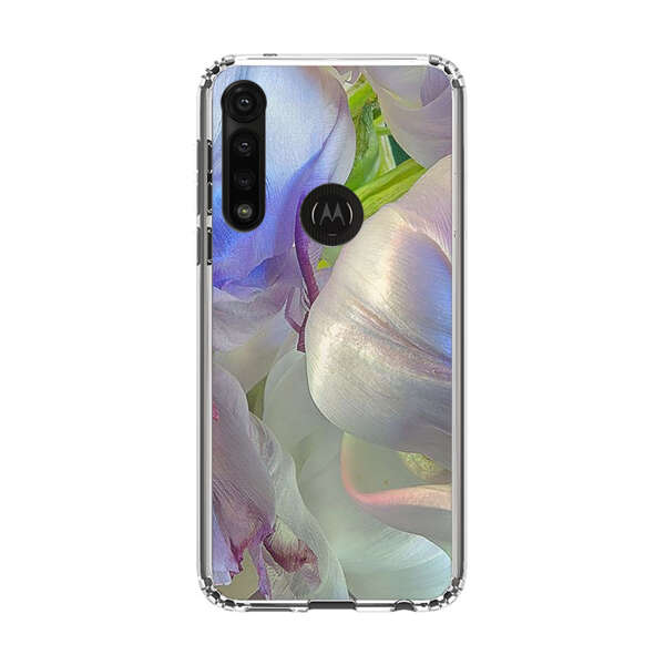 Delicate Pastel Flower Petals Close Up Motorola Moto G Power (2020) Case