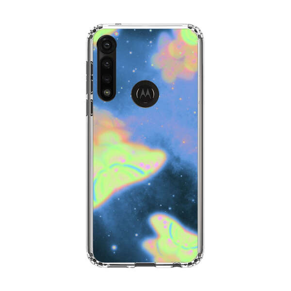 Dreamy Glowing Cosmic Butterflies Motorola Moto G Power (2020) Case