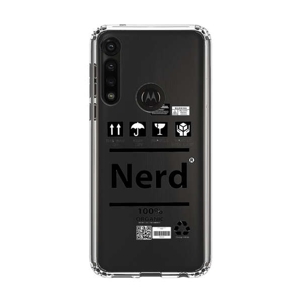 Minimalist Nerd Shipping Icons Design Motorola Moto G Power (2020) Case