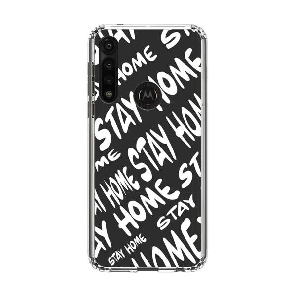 Stay Home Pattern Motorola Moto G Power (2020) Case