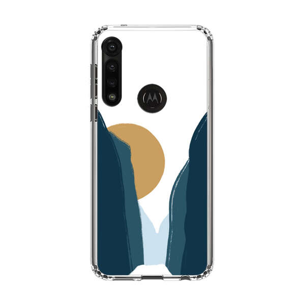 Sunset Between Dark Cliffs Motorola Moto G Power (2020) Case