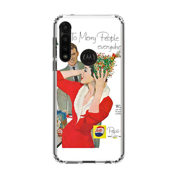 Vintage Pepsi-Cola Holiday Advertisement Motorola Moto G Power (2020) Case