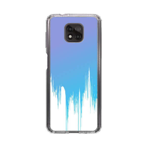 Abstract Blue and Purple Dripping Paint Motorola Moto G Power (2021) Case
