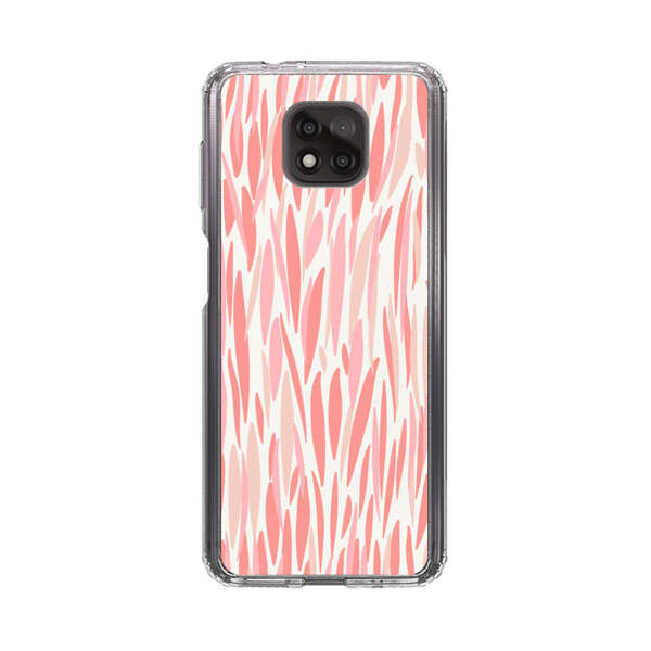 Abstract Coral Wavy Lines Pattern Motorola Moto G Power (2021) Case